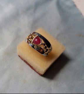 時尚红宝石925銀戒指size14hk64246336849922110