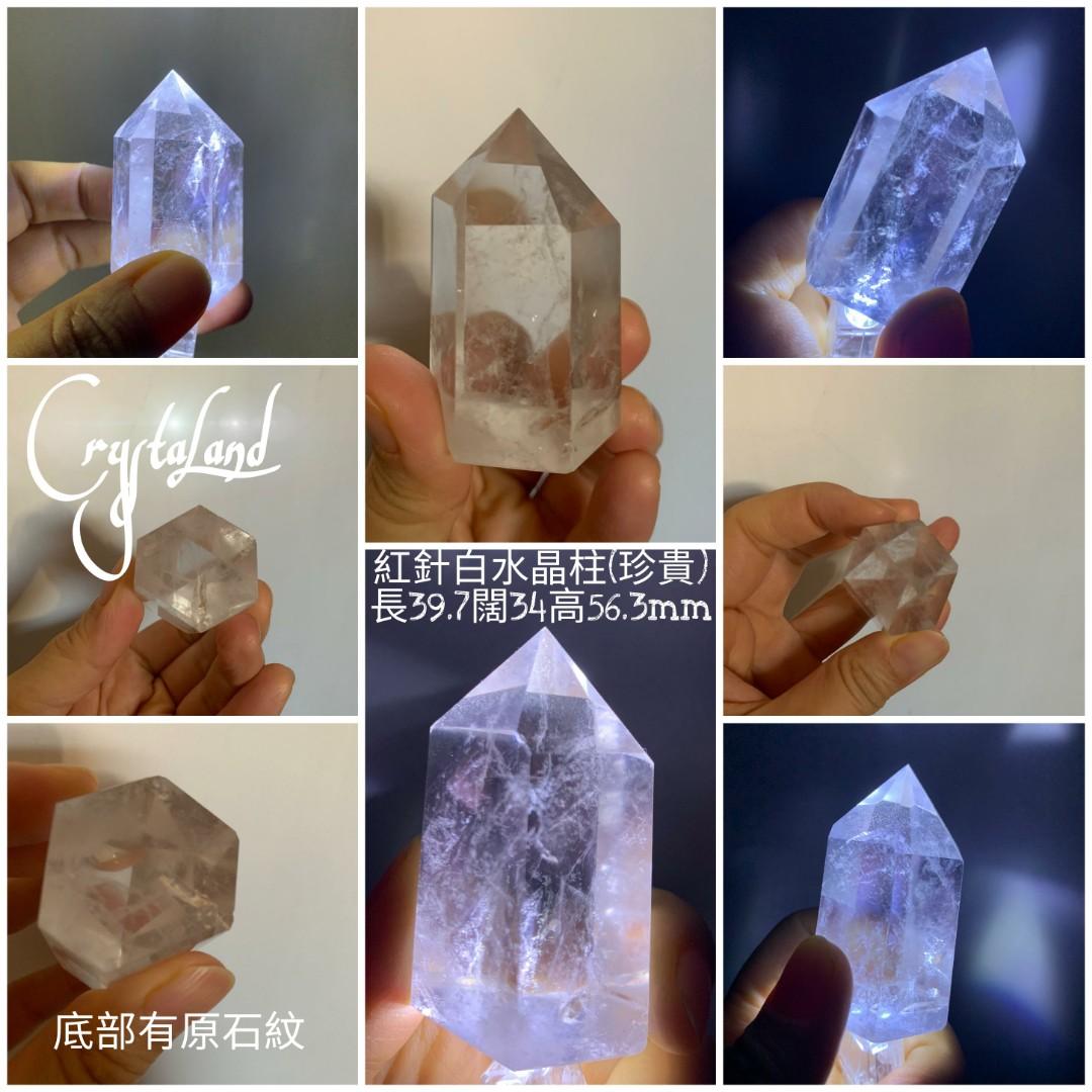 紅針白水晶柱子 古董收藏 其他 Carousell