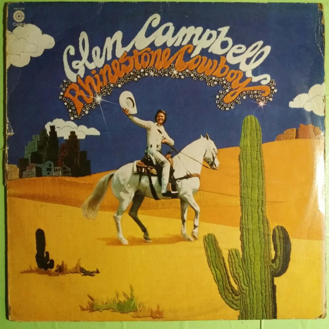 舊版黑膠唱片^ Glen Campbell ~ Rhinestone Cowboy (1975 US), 興趣及