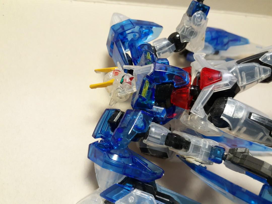 已素組 HG 彩透版 GN-0000 + GNA-010 OO Riser 高達模型 Gundam 一切如圖 家中清模型 平賣 或有缺件 有 ...