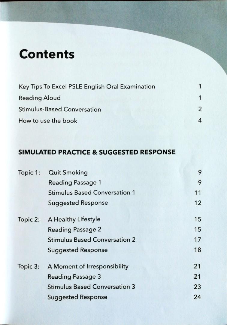 A Comprehensive Guide To Psle English Oral Examination Books