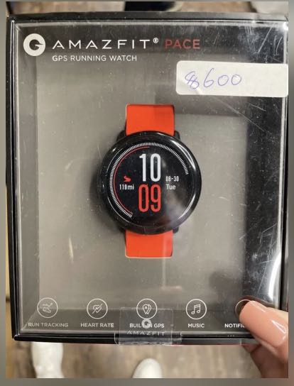 Amazfit GPS running watch Amazfit pace, 手提電話, 智能穿戴裝置及智能手錶- Carousell