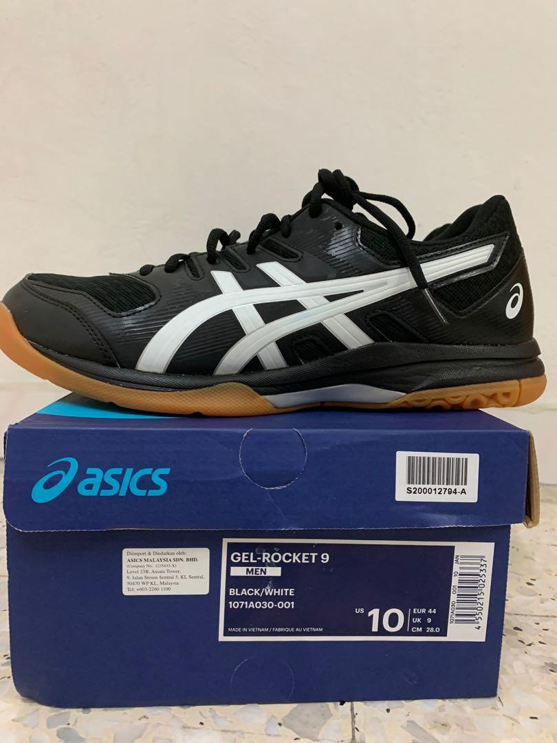 Asics gel rocket 9 badminton volleyball indoor sport shoe, Men's