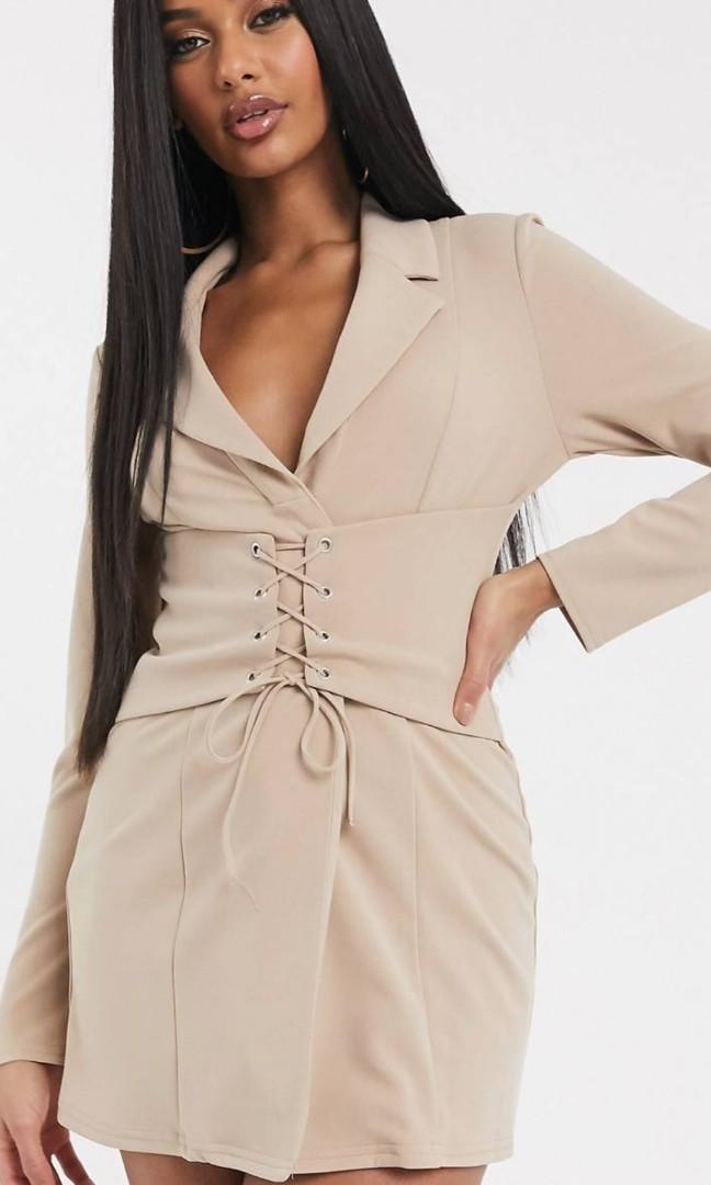 Asos corset blazer store