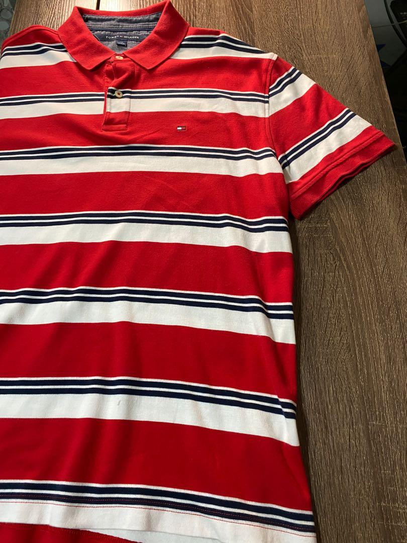 Authentic Tommy Hilfiger Red Stripes poloshirt (Category: Tshirts & Polo Shirts ) located in Manila. Submitted by thrifter.mnl (Listing ID 1061653669, Image 3). Description: New Tommy without the price tag. Never been used and original bought from Qatar (abroad) No damages. Good as new..