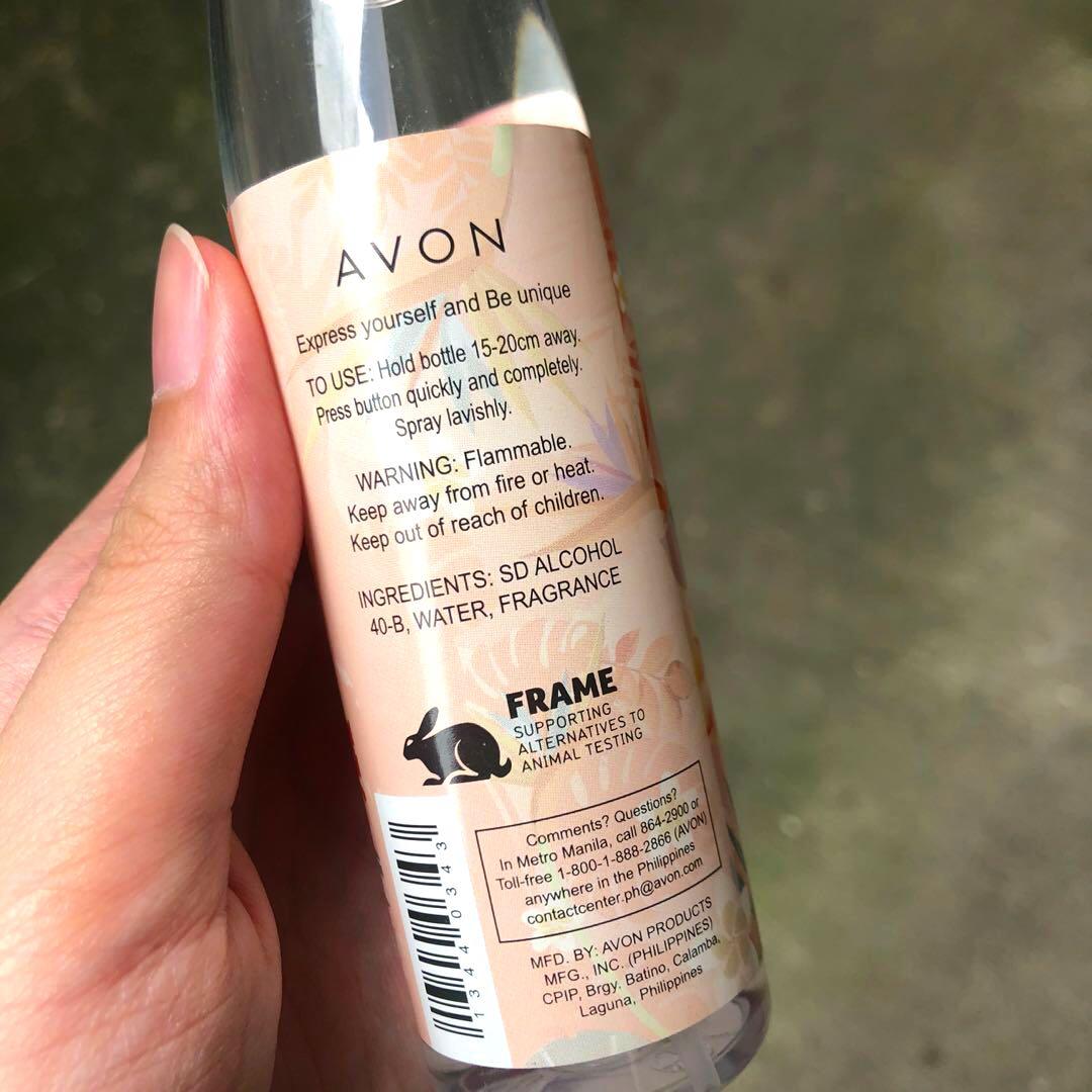 Avon body spritz (Be Adventurous) (Category: Sanitary Hygiene) located in Manila. Submitted by perigees_boutique (Listing ID 1061509783, Image 2). Description: - Never used - Available on-hand - MOP: Gcash, BPI, COD (Lalamove, Angkas Pabili booked by buyer).