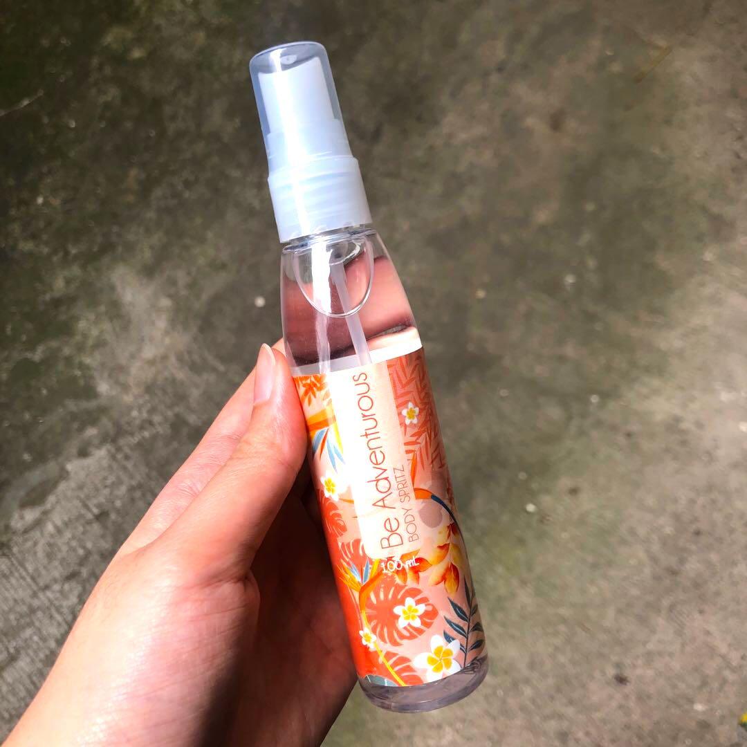 Avon body spritz (Be Adventurous) (Category: Sanitary Hygiene) located in Manila. Submitted by perigees_boutique (Listing ID 1061509783, Image 1). Description: - Never used - Available on-hand - MOP: Gcash, BPI, COD (Lalamove, Angkas Pabili booked by buyer).