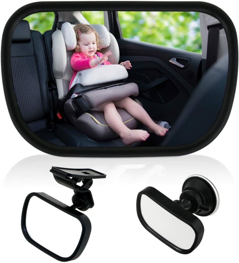 1 pcs Baby Car Mirror for Babies and Toddlers in Car Seats Rear View Backseat Mirror with 360 Degree Rotatable