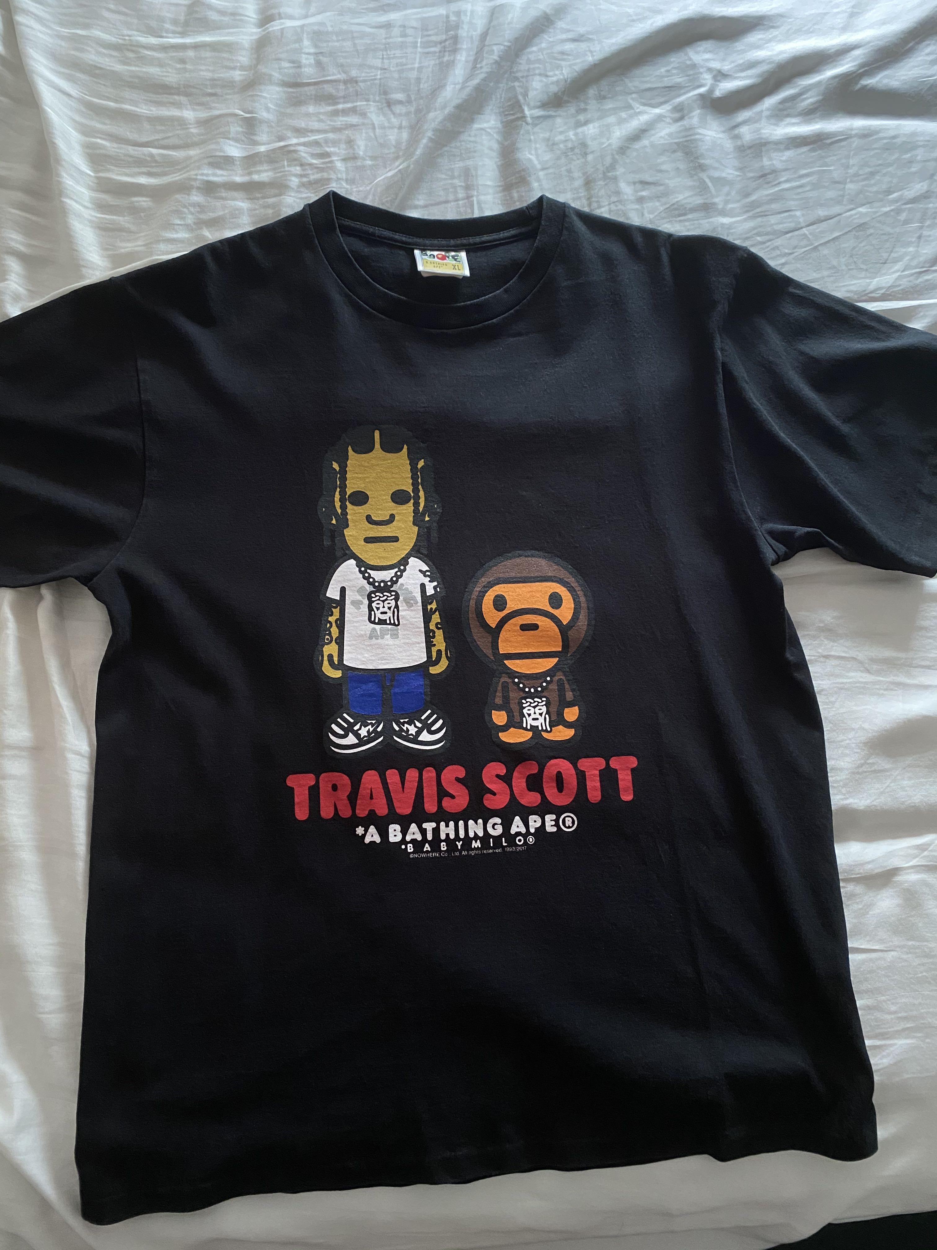 travis scott bape shirt