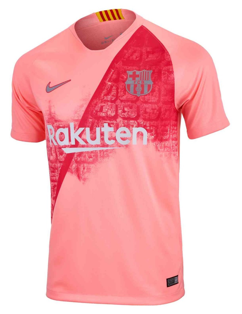 Barcelona peach jersey hotsell