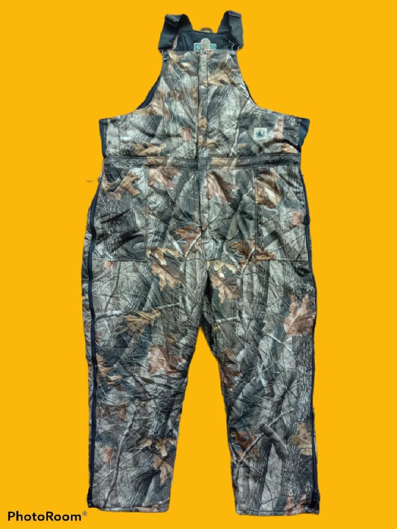 Berne gunflint realtree hunting overalls jacket camo army Men s