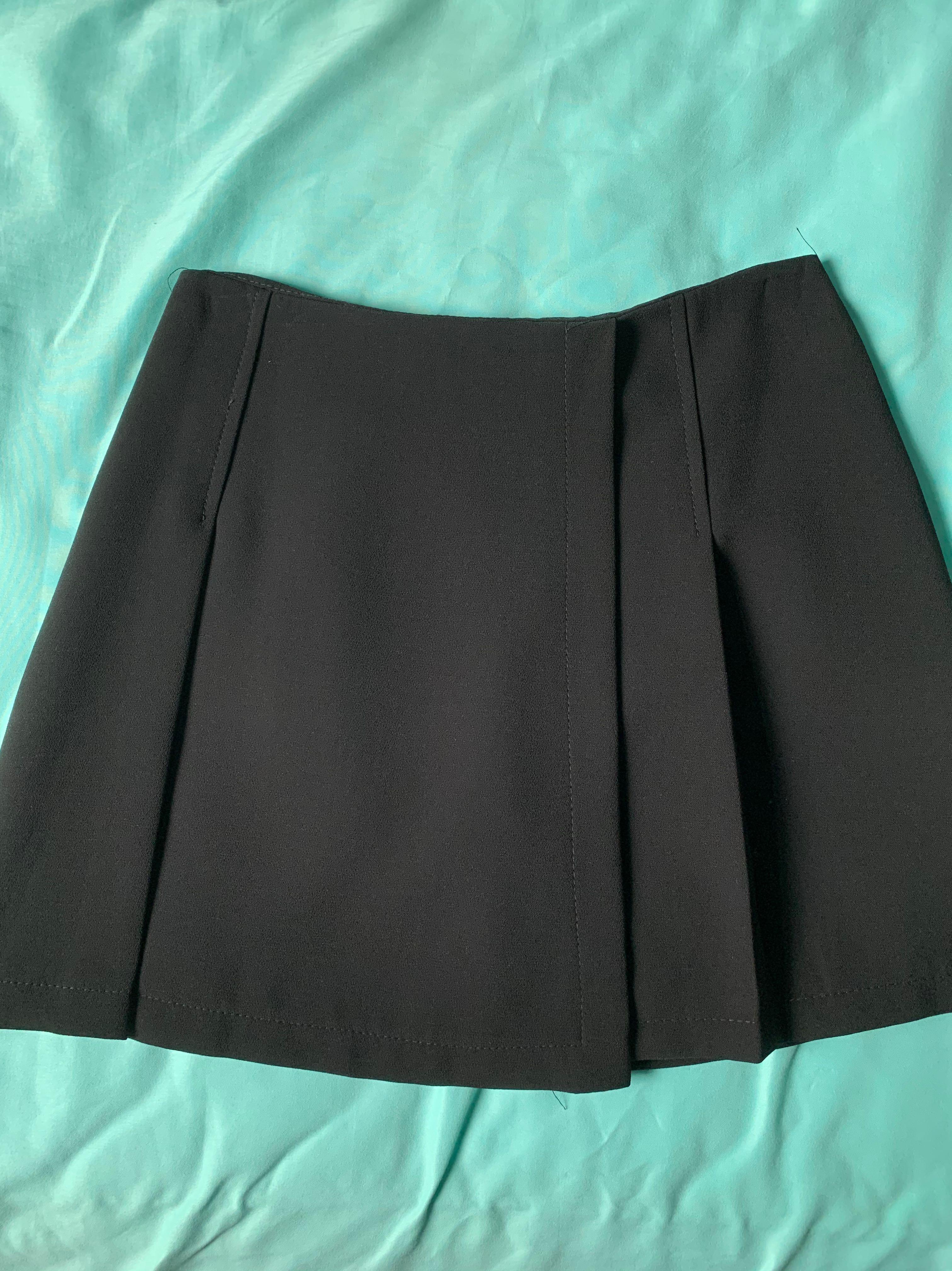 Cheap black mini skirt clearance