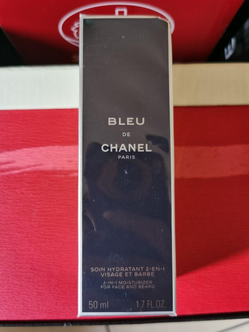 BLEU DE CHANEL 2 in 1 Moisturiser for Face and Beard 50ml (100% Authentic),  Beauty & Personal Care, Face, Face Care on Carousell