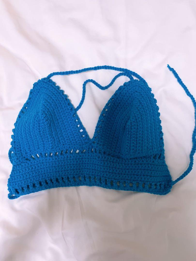 crochet bikini top