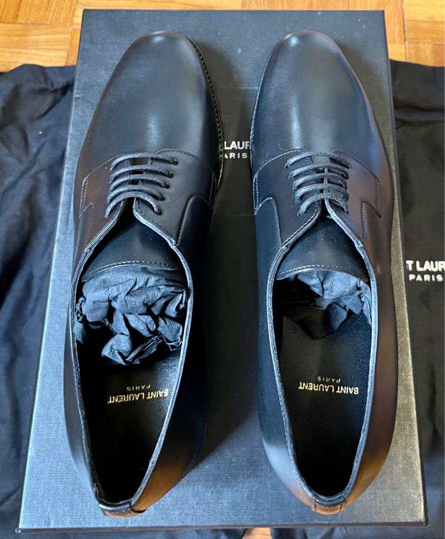 Brand New Black Shoes Saint Laurent Ladies YSL Derby Shoes