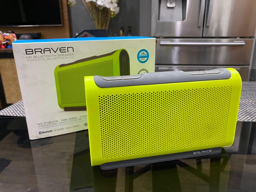 Braven Balance Bluetooth Speaker, Audio, Soundbars, Speakers & Amplifiers  on Carousell