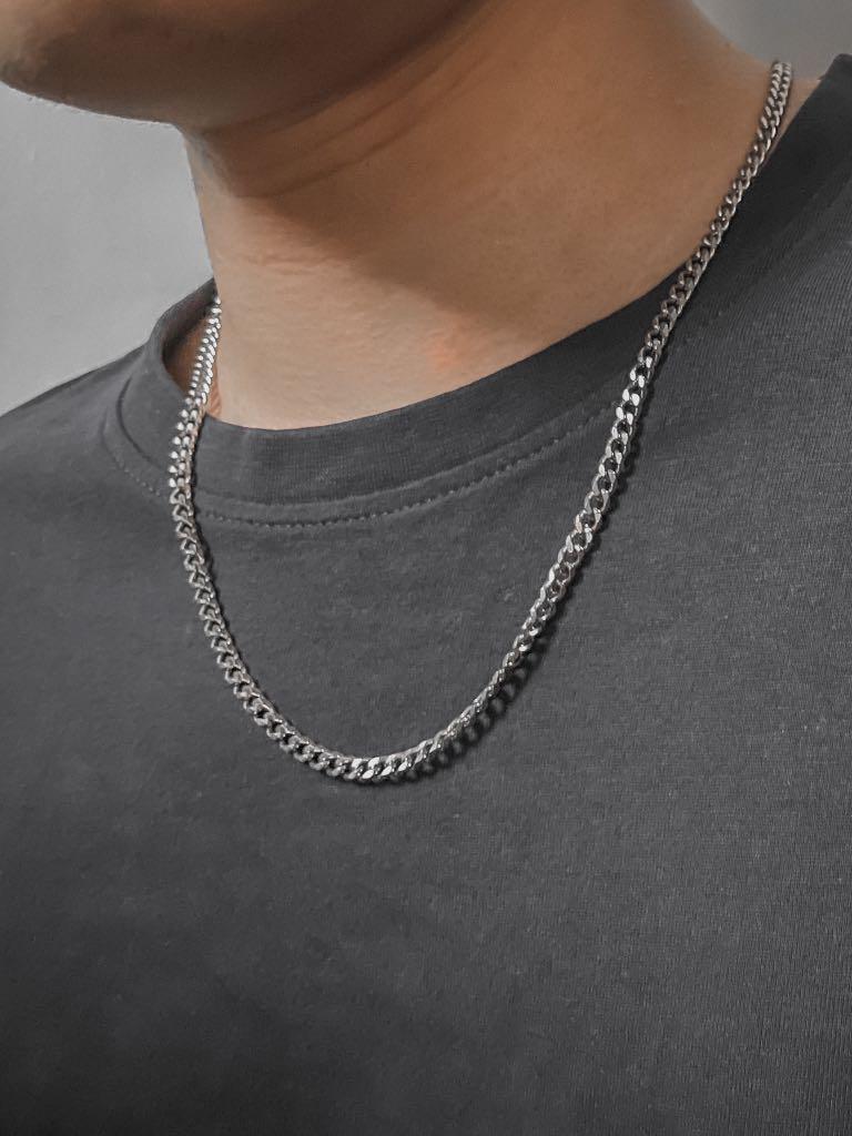 Chain link deals necklace mens