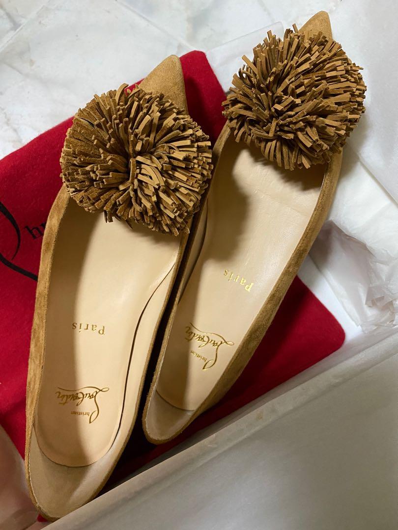 Christian Louboutin 36 suede flats