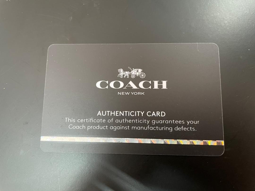 COACH Handbag With Authenticity Card