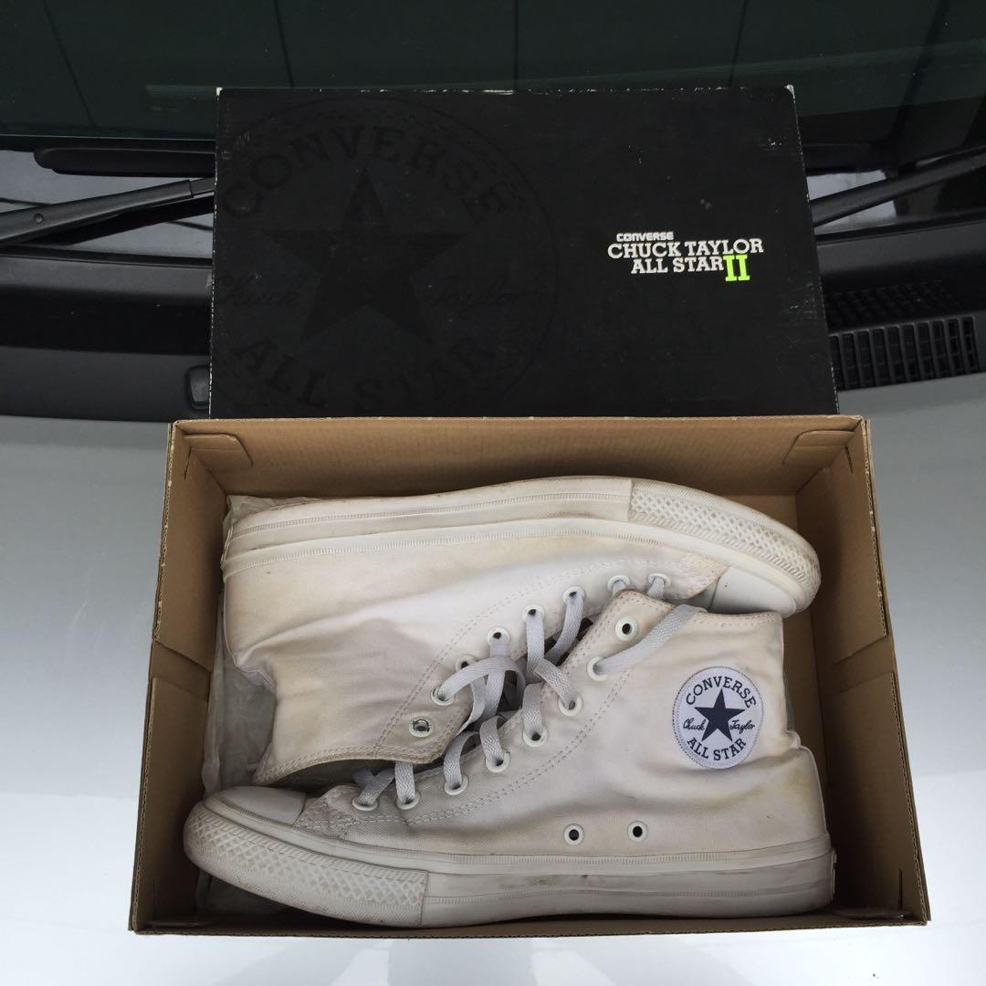 Converse Chuck Taylor II 2 Hi White Men s Fashion Footwear Sneakers on Carousell