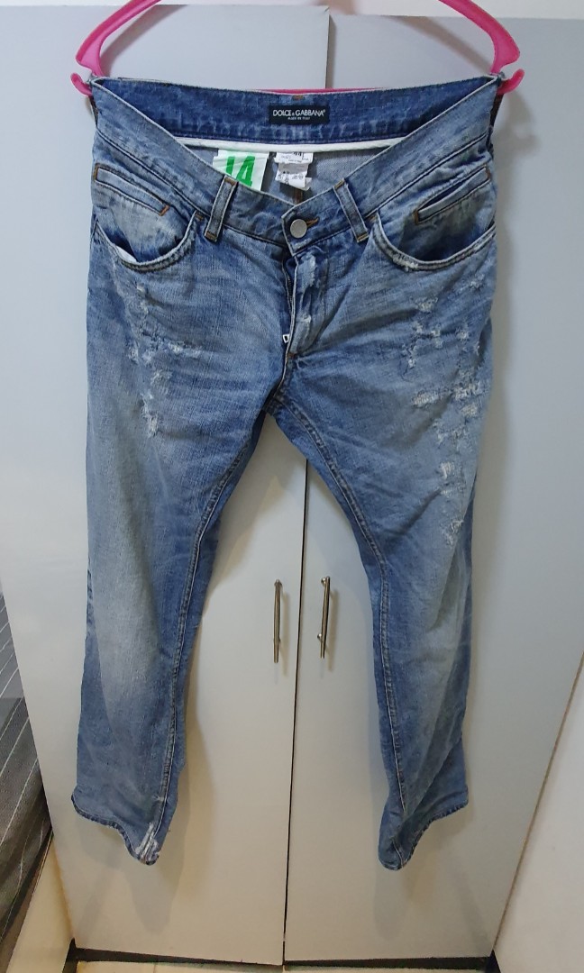 Dolce and Gabbana Straight Cut Denim, Men's Fashion, Bottoms, Jeans on  Carousell