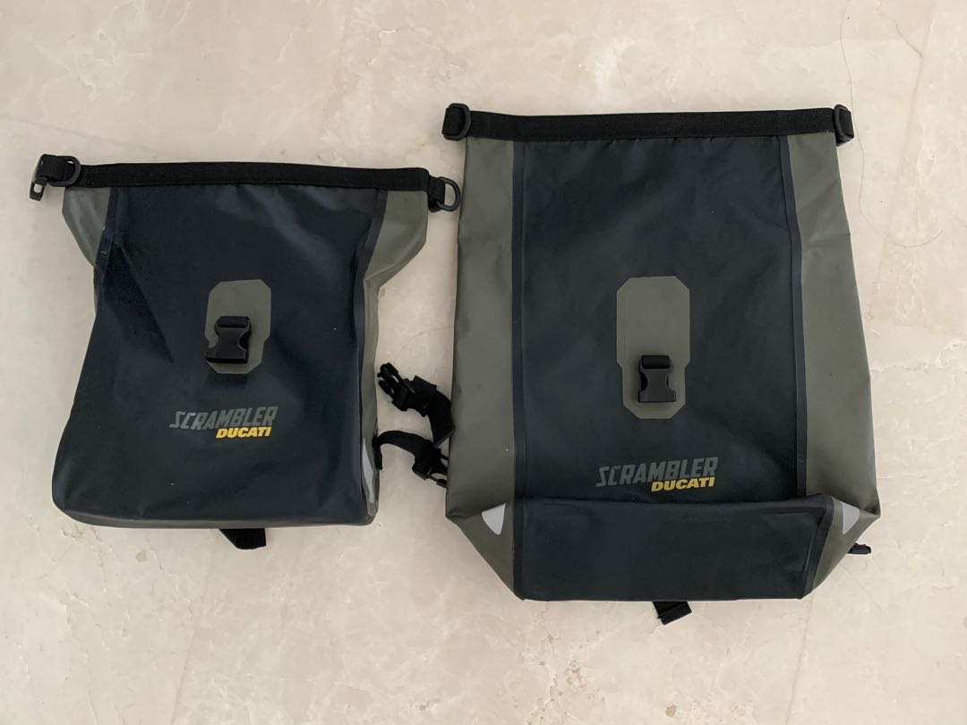 Ducati Scrambler Side Panniers (both), Motorcycles, Motorcycle Accessories on Carousell