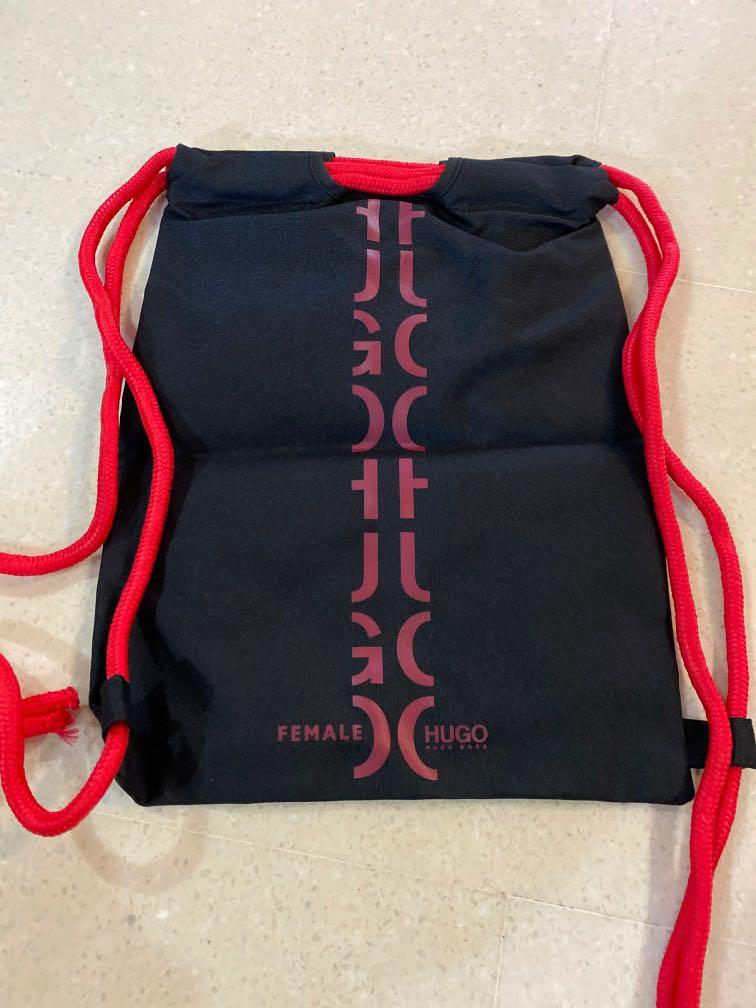 Female Hugo Boss Drawstring Bag