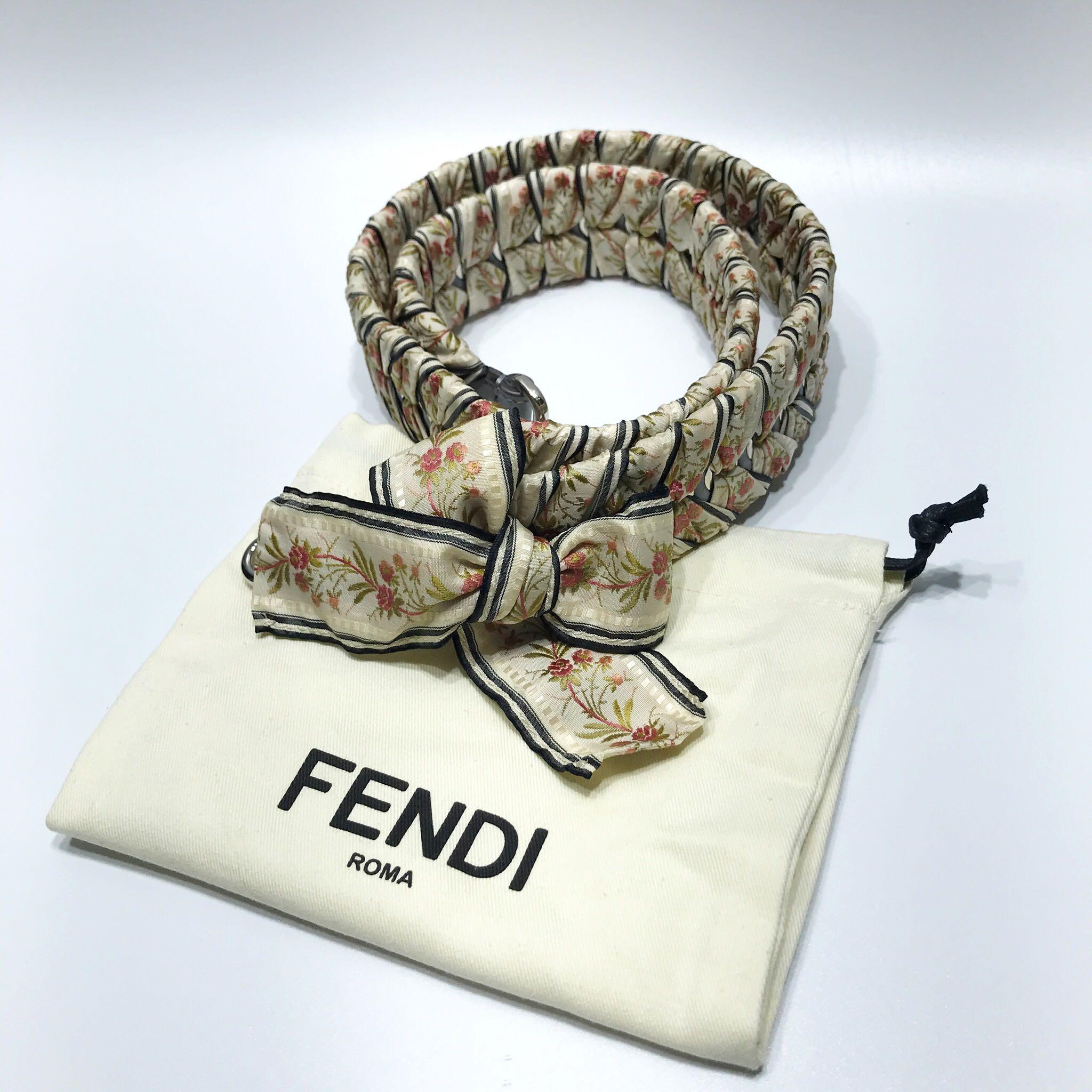 Fendi Strap You Ribbon laced Shoulder Strap 207009546 Women s Fashion Watches Accessories Other Accessories on Carousell