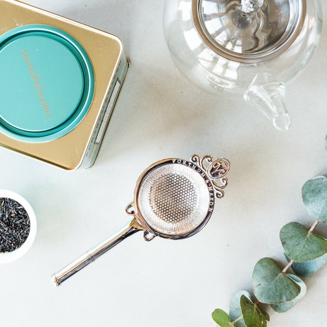 Fortnum & Mason Silver Plated Tea Strainer Tea Infuser, Furniture