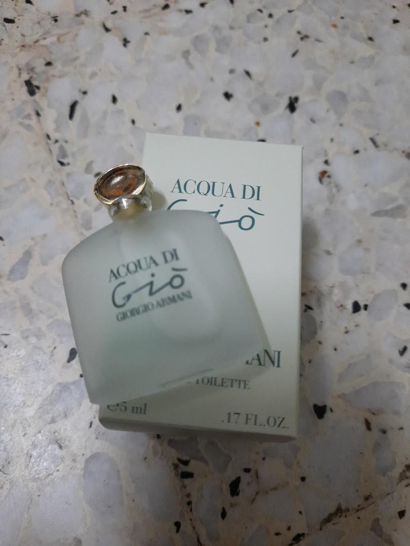 Giorgio Armani Aqua Di Gio Miniature Edt 5ml Health Beauty Perfumes Nail Care Others On Carousell