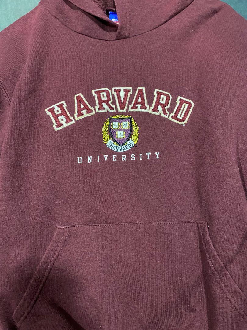 pink harvard hoodie
