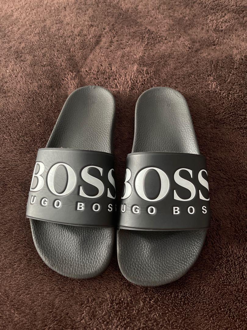 Hugo Boss Slides, Men's Fashion, Footwear, Flipflops and Slides on ...