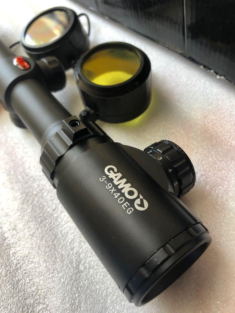 Imported GAMO Rifle Scope 3-9x40 EG Illuminated Gun Riflescope for ...