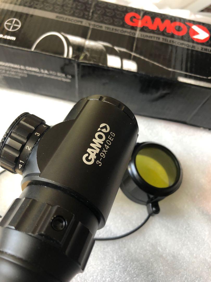 Imported GAMO Rifle Scope 3-9x40 EG Illuminated Gun Riflescope for ...
