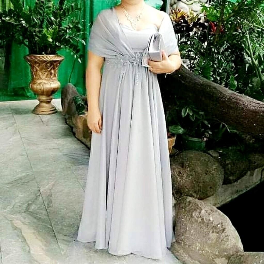 chiffon infinity dress