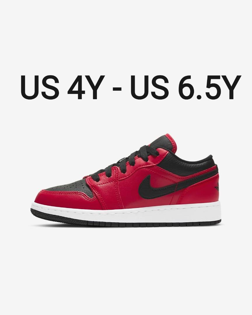 jordan 1 grade school red