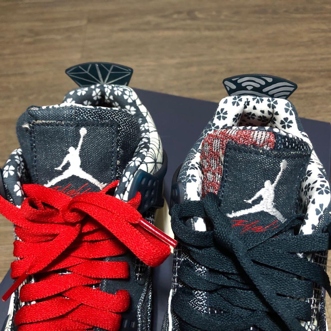 Jordan 4 Sashiko Deep Ocean, Men's Fashion, Footwear, Sneakers on Carousell