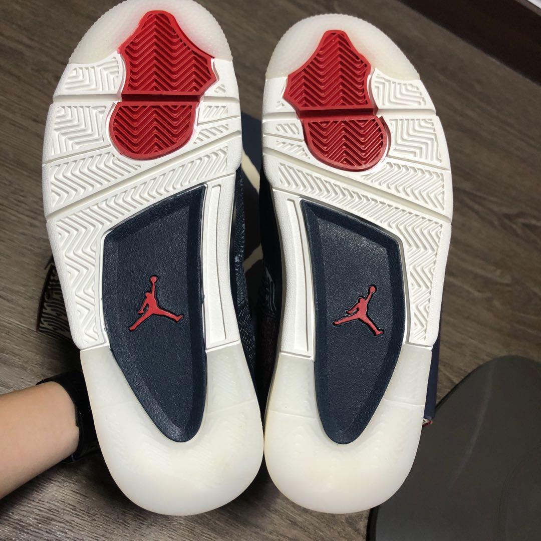Jordan 4 Sashiko Deep Ocean, Men's Fashion, Footwear, Sneakers on Carousell
