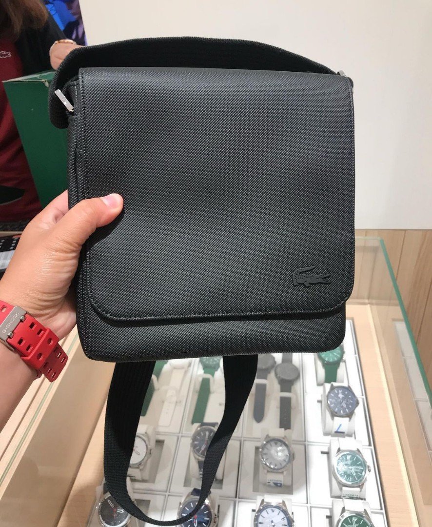 Lacoste Flap Crossover Bag, Men's Fashion, Bags, Sling Bags on Carousell