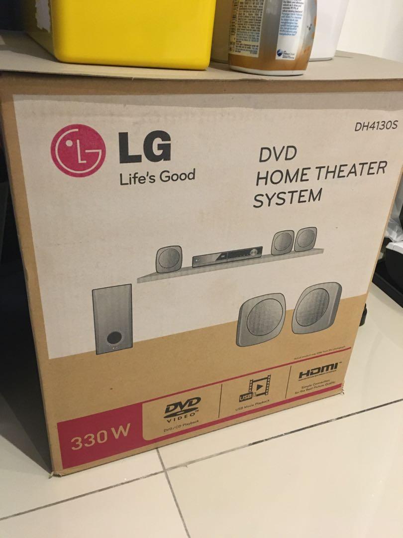 LG DVD HOME THEATRE SYSTEM, Electronics, Audio on Carousell