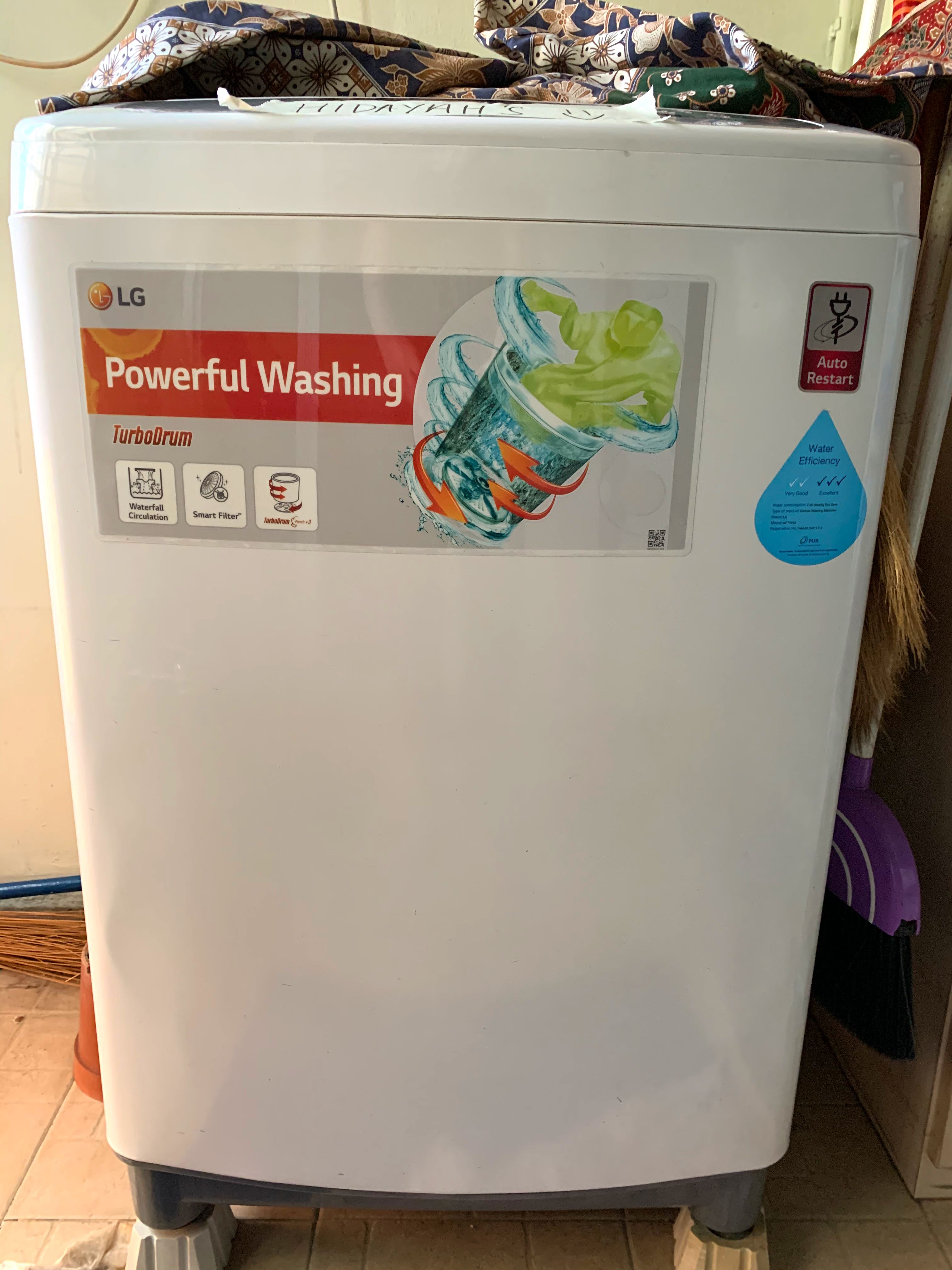 LG WASHING MACHINE TURBO DRUM, TV & Home Appliances, Washing Machines