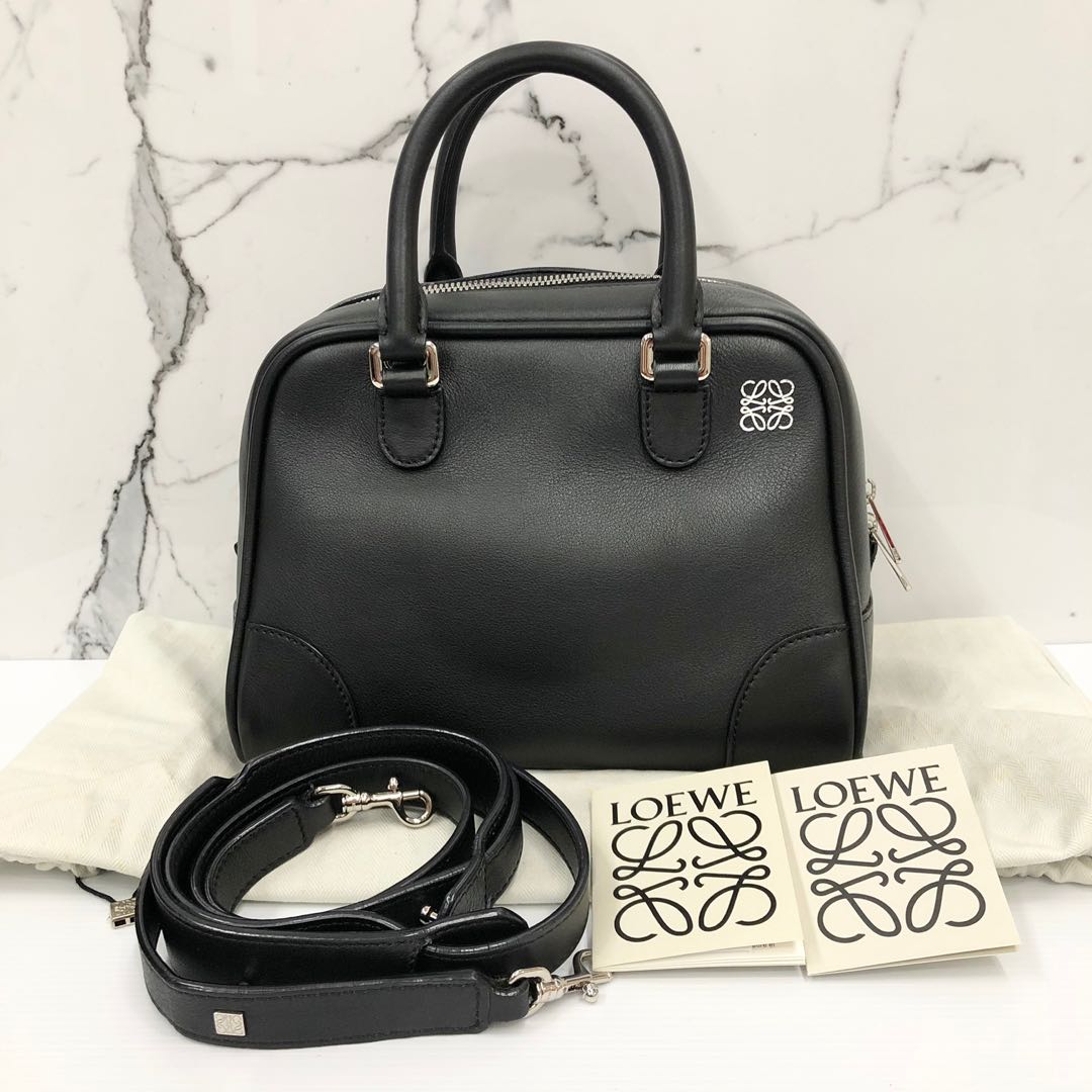 Loewe Amazona 75 Black 2Way Bag 207014795 Women s Fashion Bags