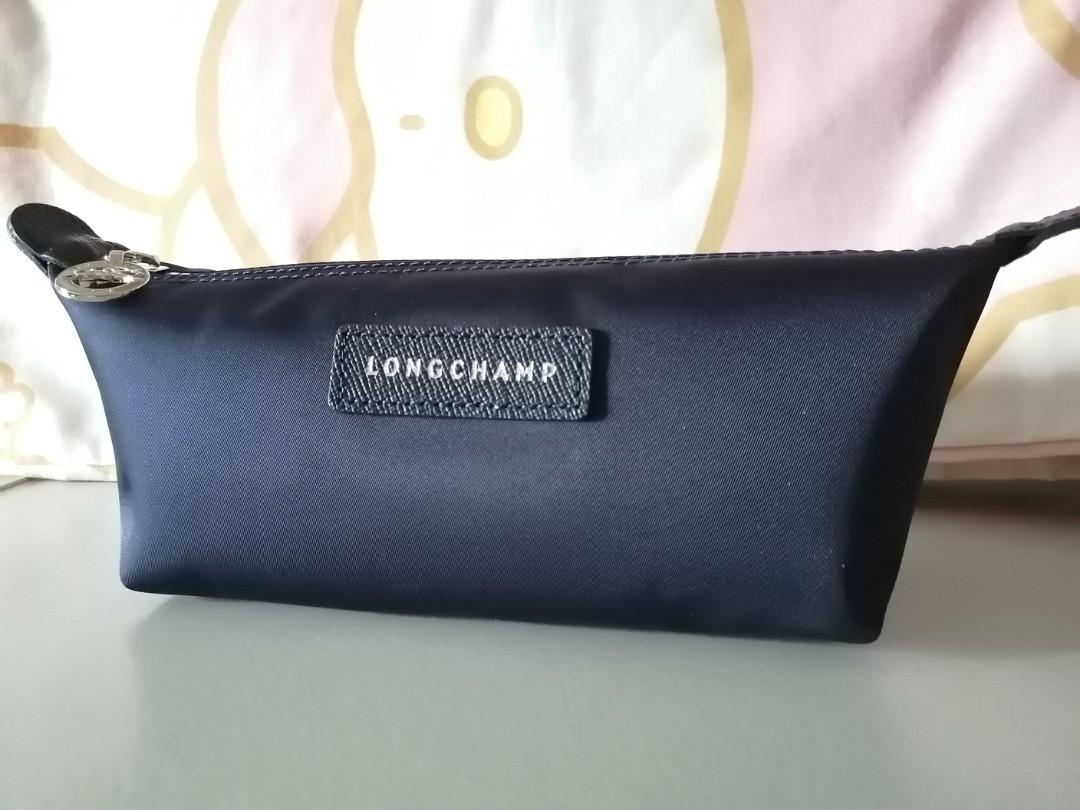 longchamp Le Pliage Neo Pouch in marine, Luxury, Bags & Wallets on