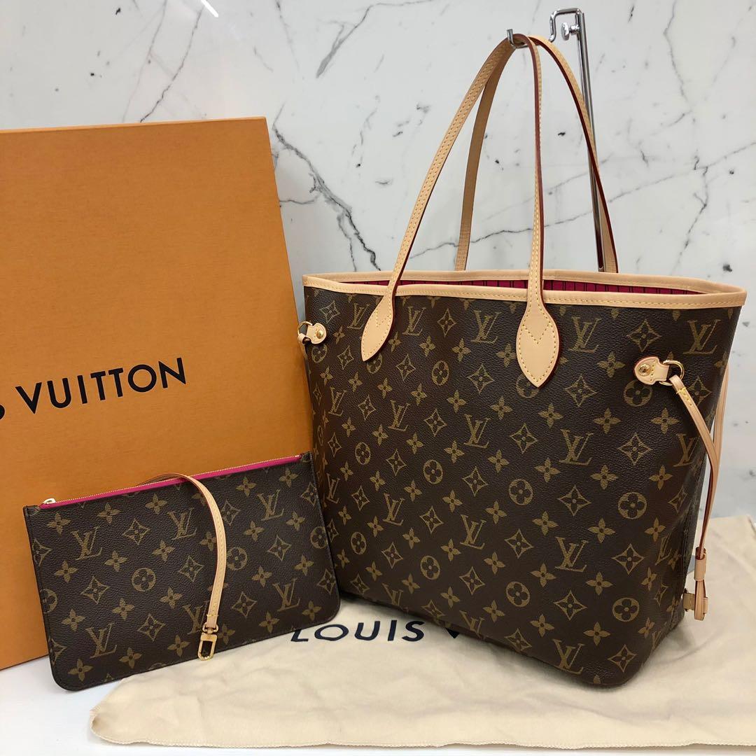 Lv neverfull mm, Luxury, Bags & Wallets on Carousell