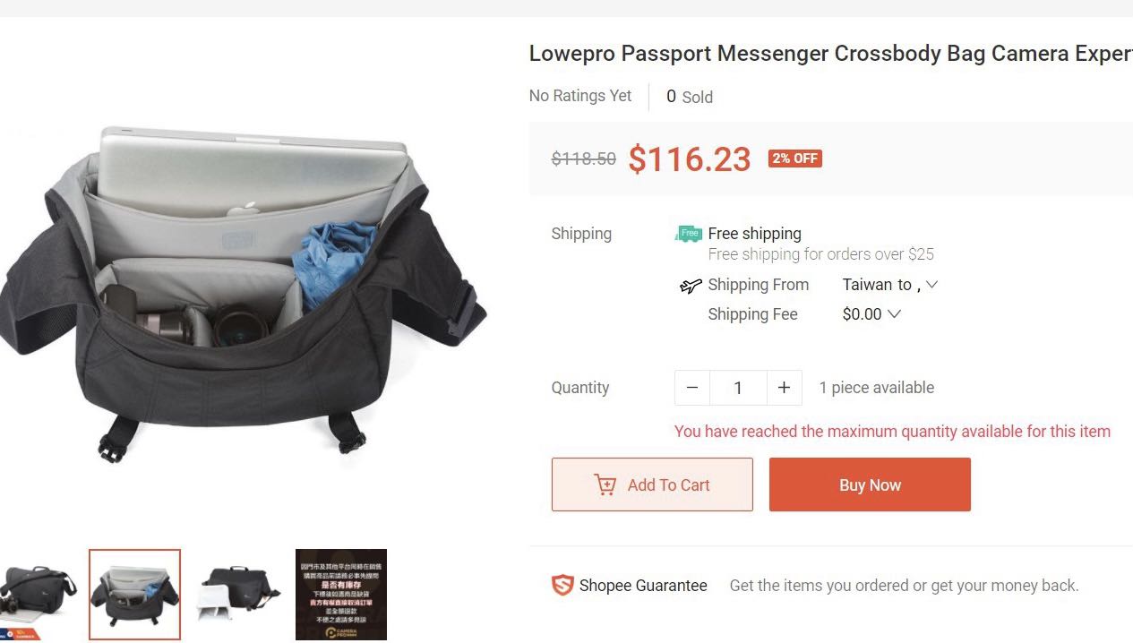 lowepro passport messenger