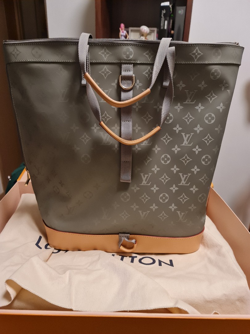 Louis Vuitton Titanium Monogram Tote Backpack M43887