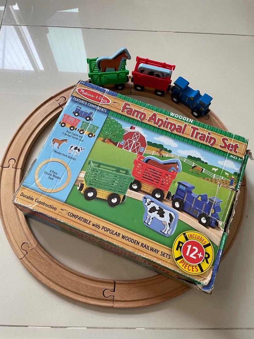 Melissa and doug animal train cheap