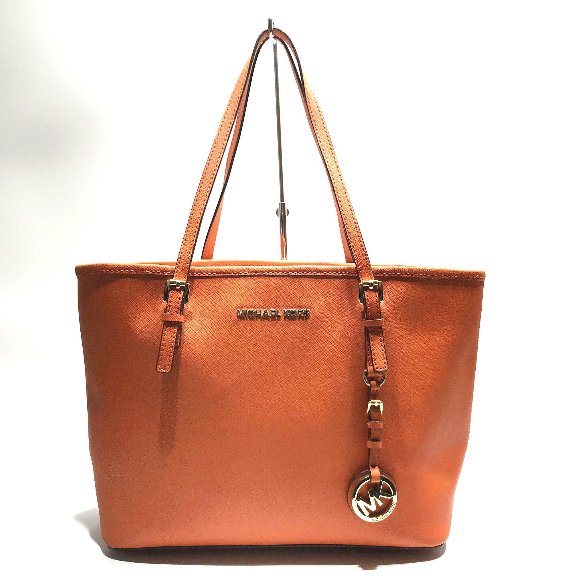 Michael Kors Orange Tote Bag 207015023 Luxury Bags Wallets on Carousell