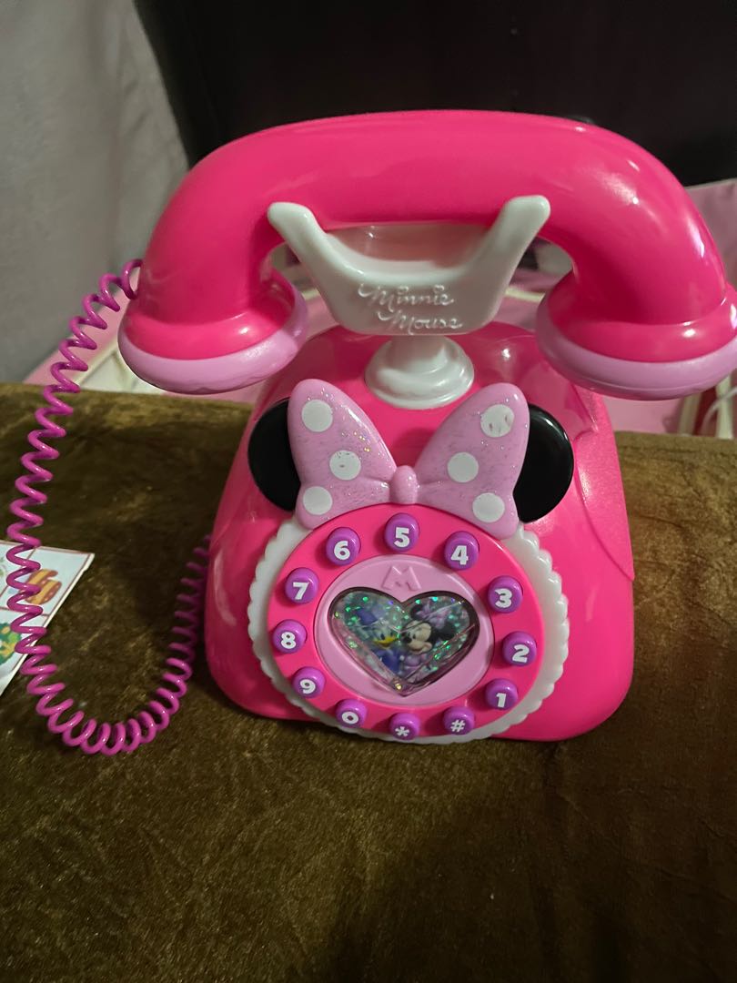 Minnie Mouse Telephone, Babies & Kids, Infant Playtime on Carousell