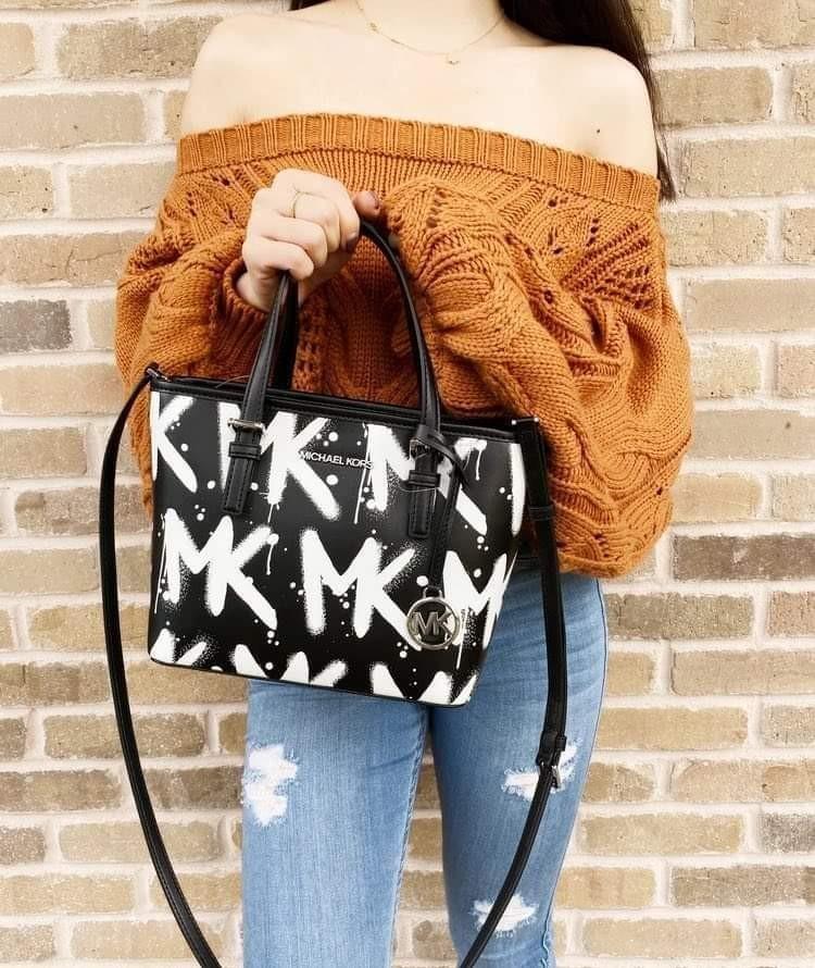 Mk graffiti store bag
